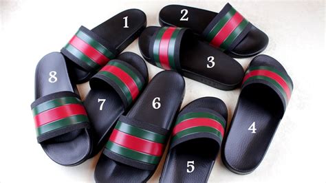 gucci fake flip flops|Gucci slides cheap real.